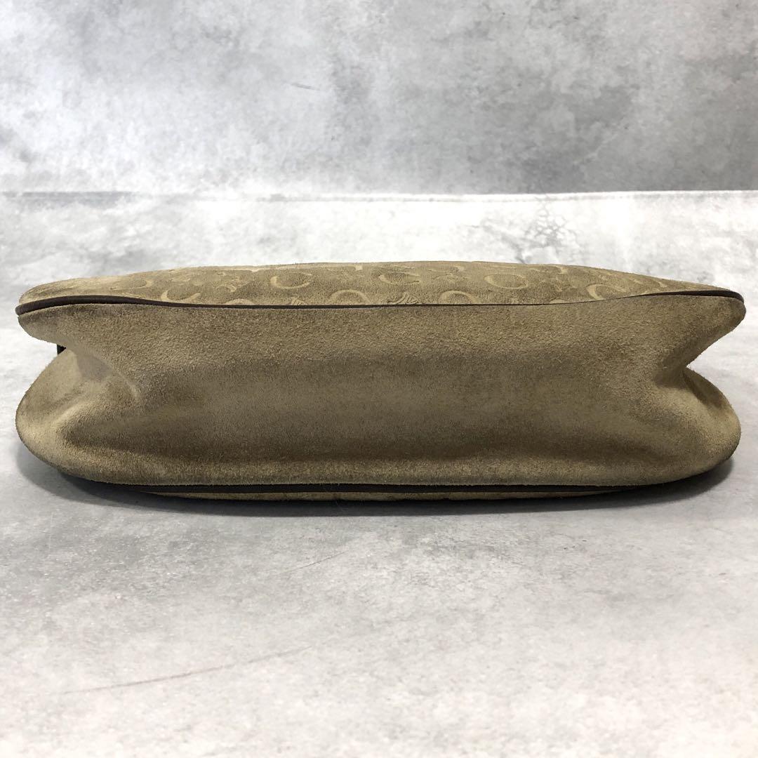 CELINE スウェード アクセサリーポーチ ハンドバッグ