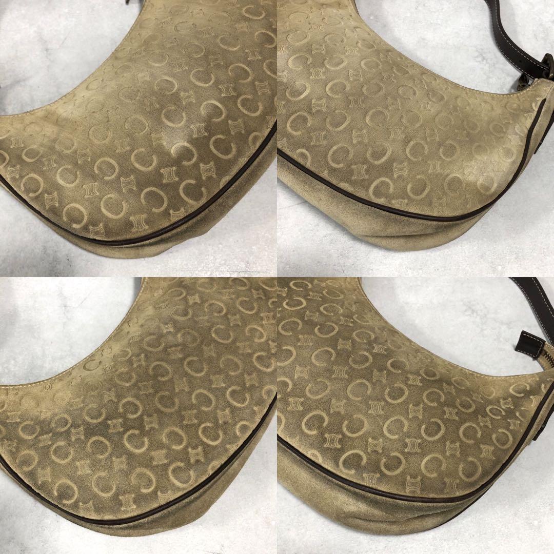 CELINE スウェード アクセサリーポーチ ハンドバッグ