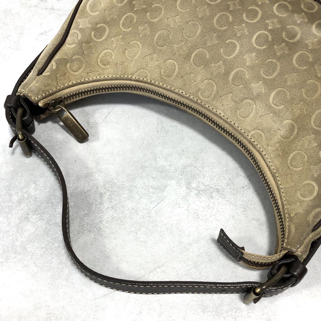 CELINE スウェード アクセサリーポーチ ハンドバッグ