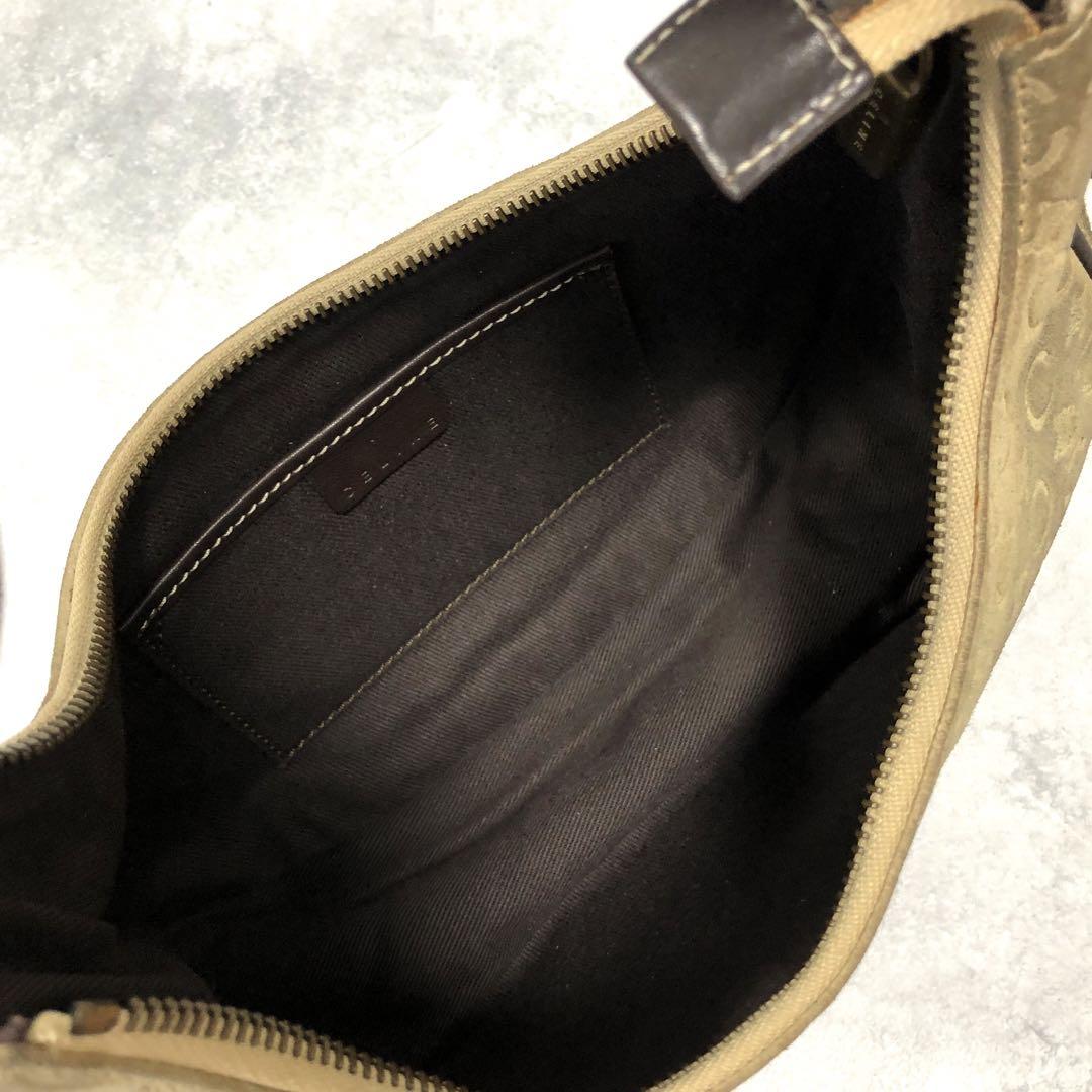 CELINE スウェード アクセサリーポーチ ハンドバッグ