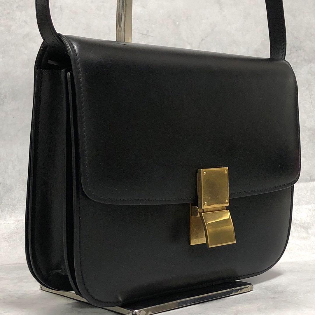 CELINE クラシックボックス ミディアム ショルダーバッグ