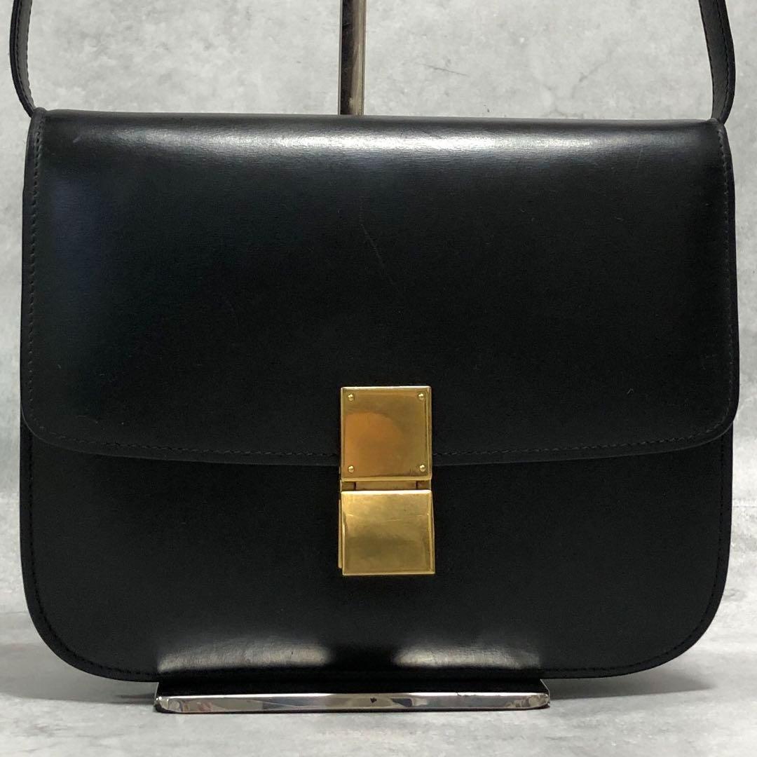 CELINE クラシックボックス ミディアム ショルダーバッグ