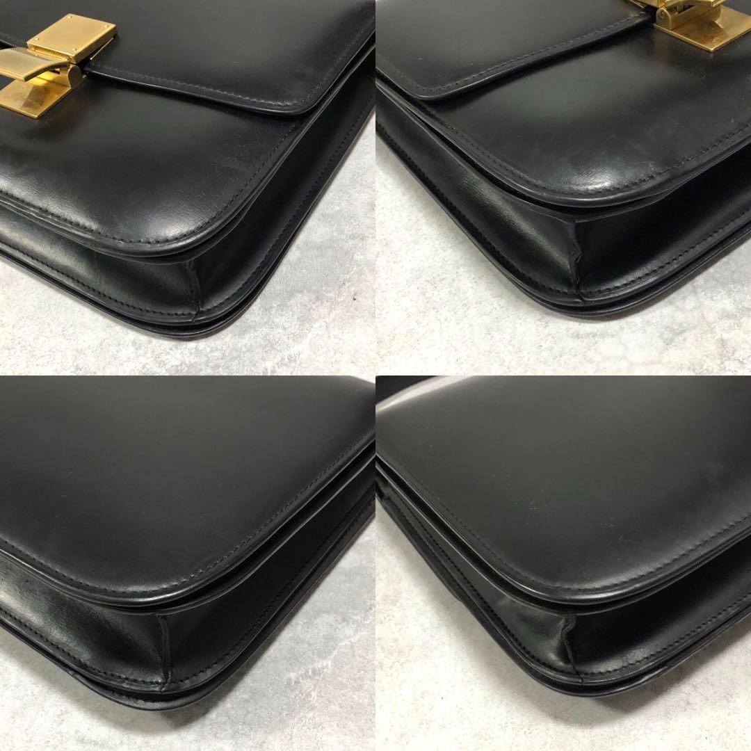CELINE クラシックボックス ミディアム ショルダーバッグ