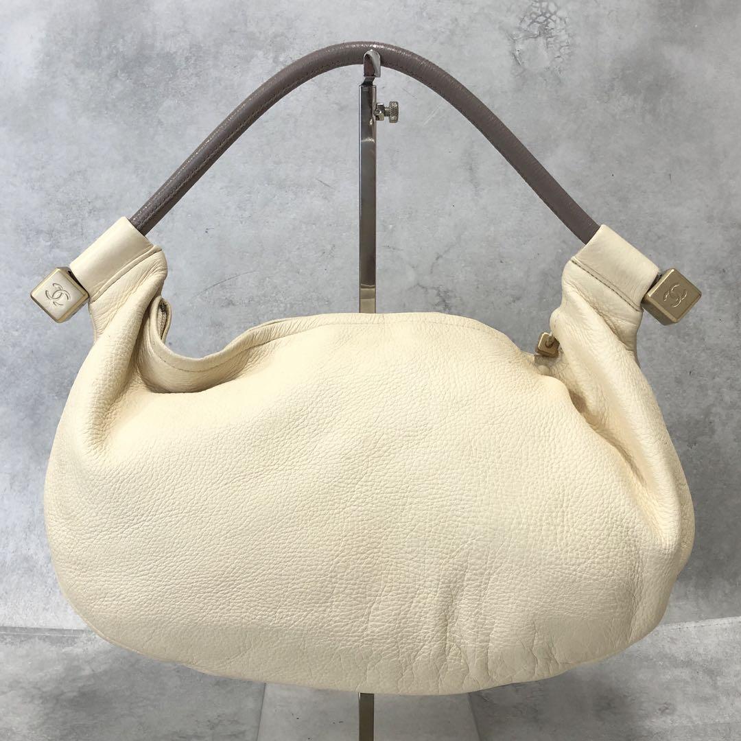 CHANEL フリンジ レザー ハンドバッグ