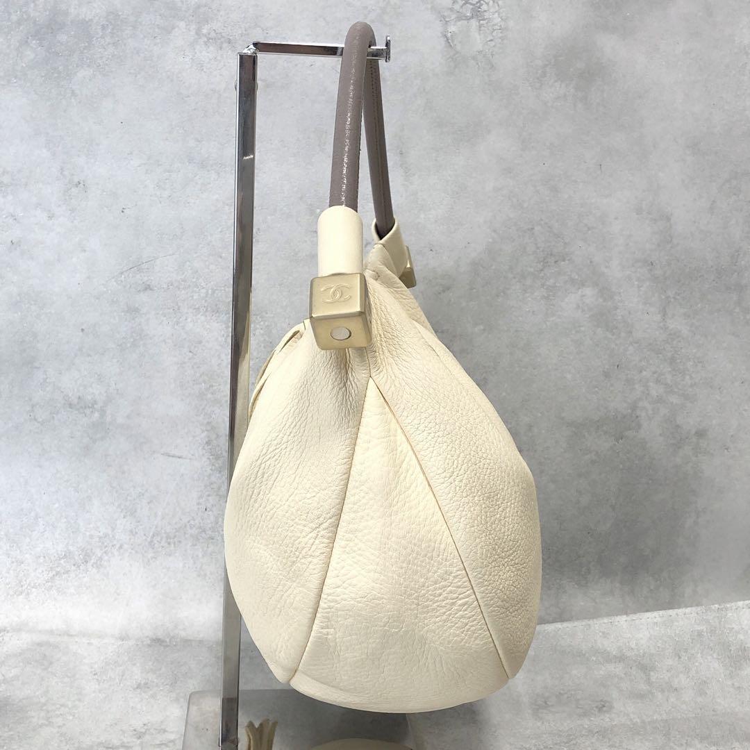 CHANEL フリンジ レザー ハンドバッグ