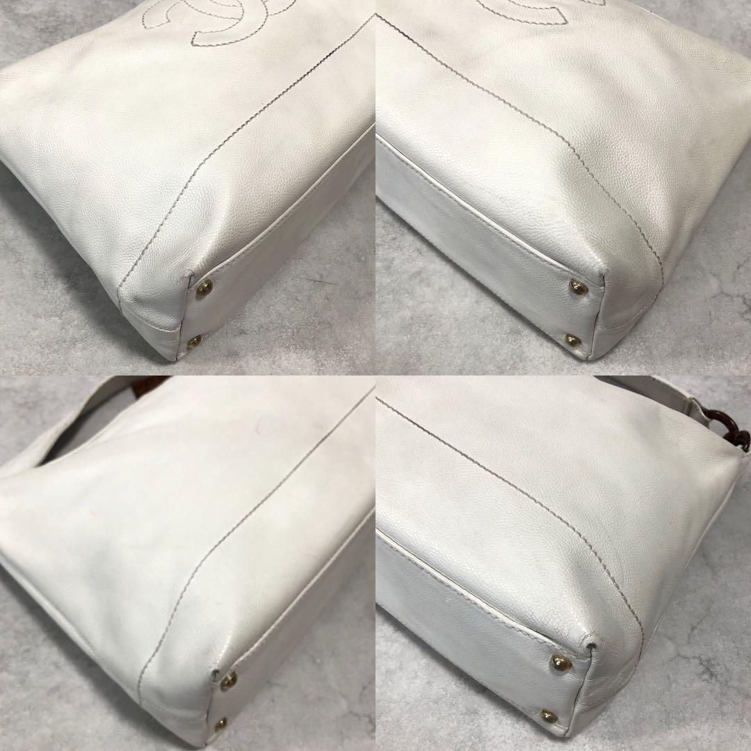 CHANEL ココマーク キャビアスキン ショルダーバッグ