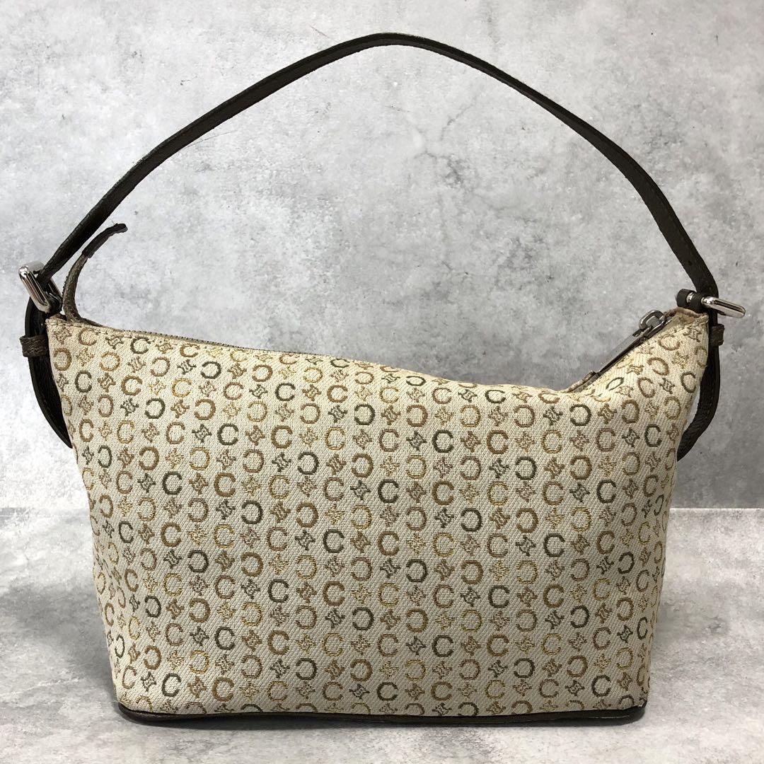 CELINE Cマカダム アクセサリーポーチ キャンバス