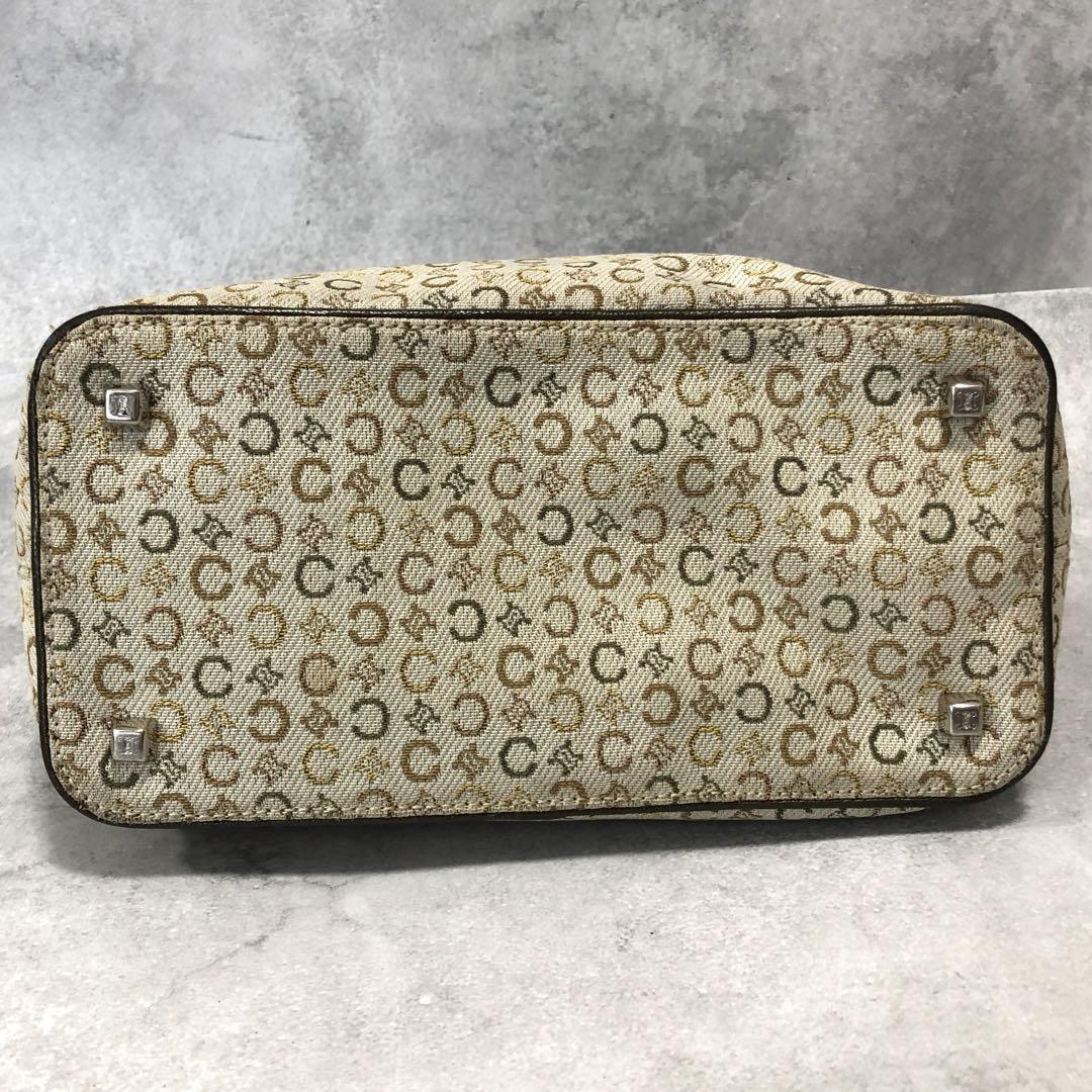 CELINE Cマカダム アクセサリーポーチ キャンバス