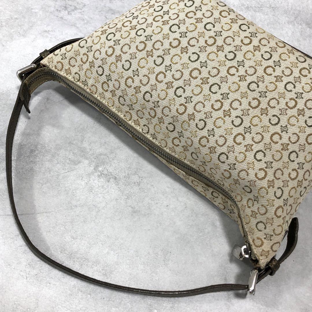 CELINE Cマカダム アクセサリーポーチ キャンバス